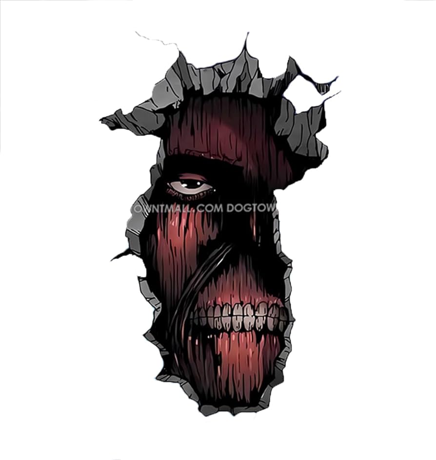 Amazon.co.jp: 進撃の巨人 車のステッカー エレン・イェーガー 車